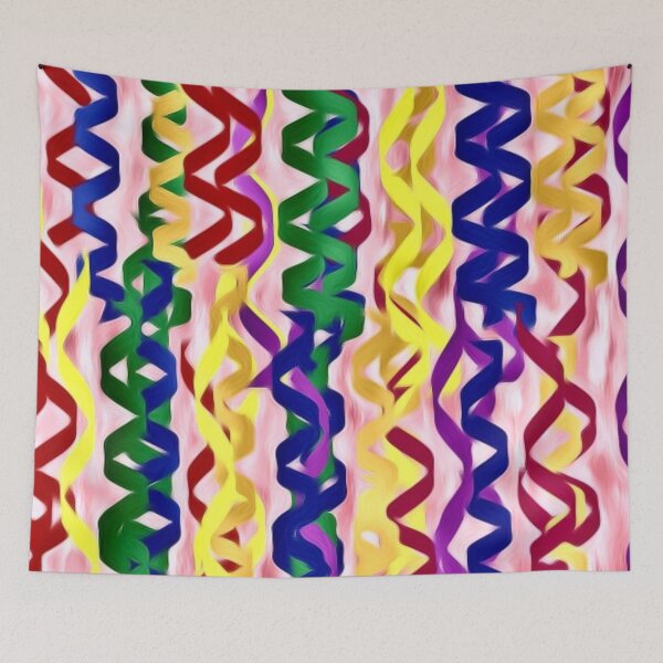 Artikelvorschau, Bunte Luftschlangen entworfen und verkauft von Poetic Patterns Studio.