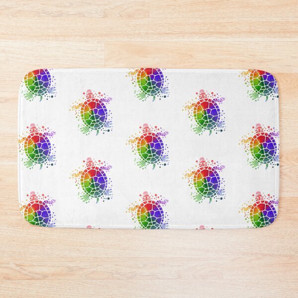 Item preview,  Sea Turtle Love- Ocean Sea Turtle Rainbow Watercolor designed and sold by tagtrinidad.