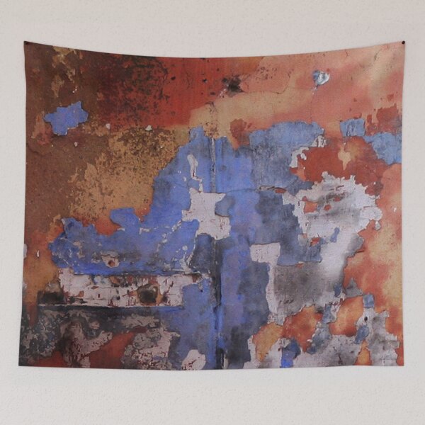 Item preview, Abstract Wall Patchwork Painting designed and sold by Anna Lemos.