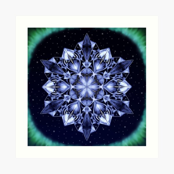 Crystal Aurora Art Print