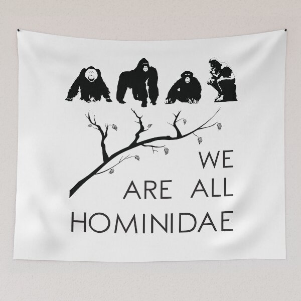 Item preview, We are all Hominidae designed and sold by starstuffstore.