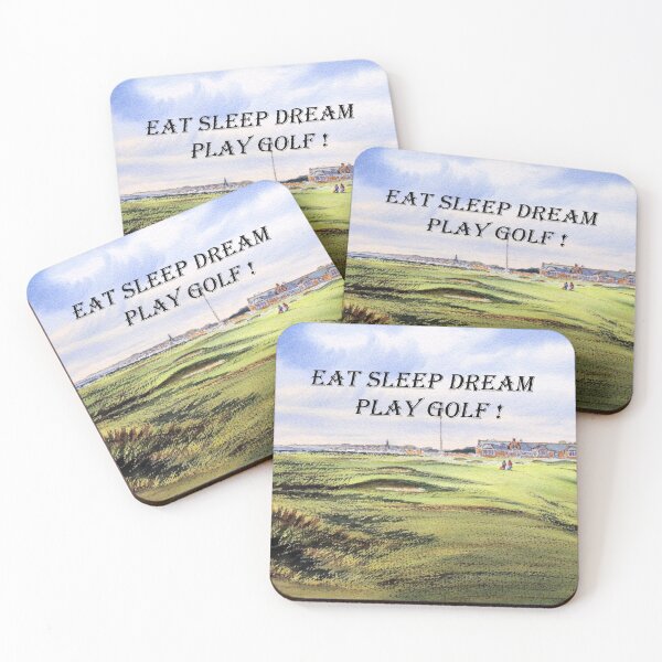 Item preview, Eat Sleep Dream Play Golf Royal Troon Golf Course designed and sold by William Holkham.