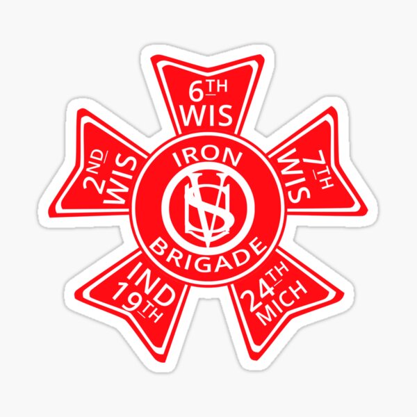 Aperçu de l'œuvre Brigade de fer américaine Guerre civile américaine créée et vendue par The Junto Shop.