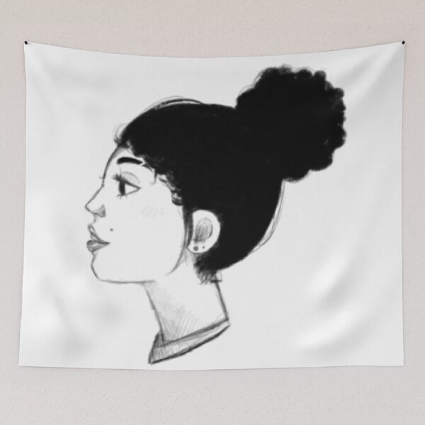 Item preview, Muchacha rizada designed and sold by Wildpoppy02.