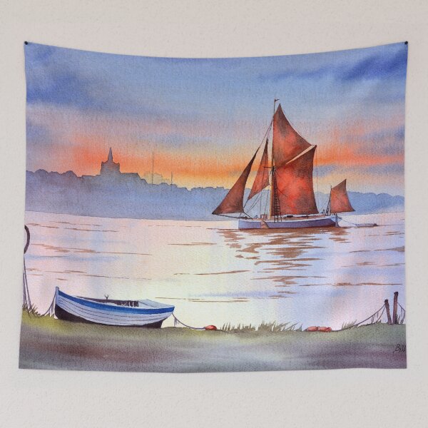 Item preview, Thames Barge At Maldon Essex England designed and sold by William Holkham.