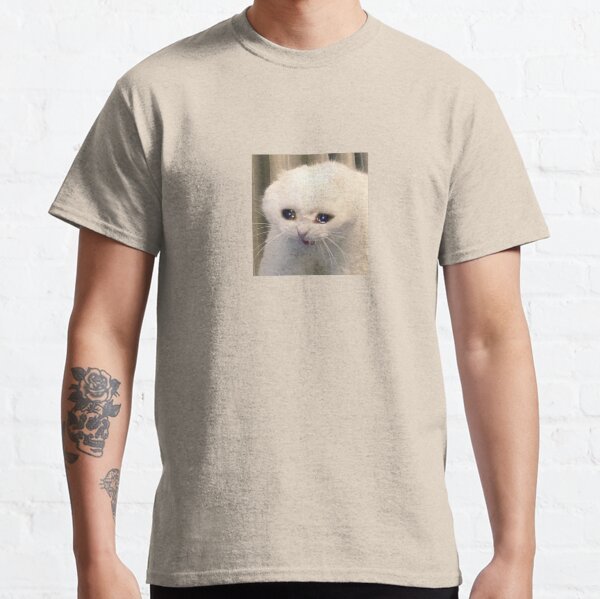 sad cat t shirt