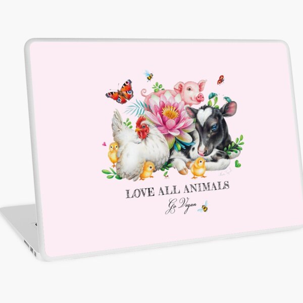 Vegan summer by Maria Tiqwah Laptop Skin