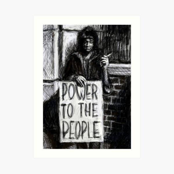 Marsha P. Johnson -- Power To The People Art Print