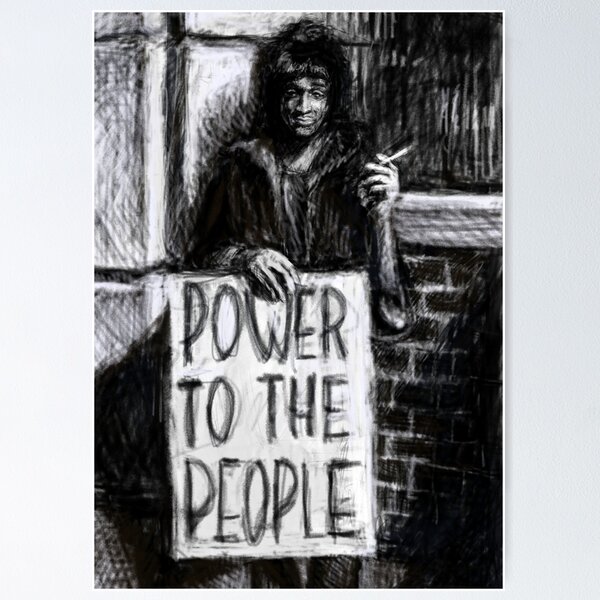 Aperçu de l'œuvre Marsha P. Johnson - Le pouvoir au peuple créée et vendue par YoungPioneer.