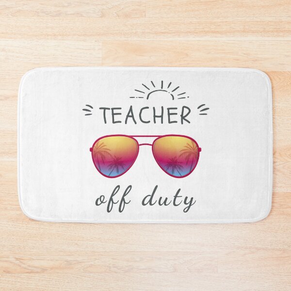 Item preview, Teacher Off Duty designed and sold by Cute and Funny Animal Art Designs.