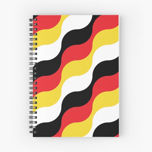 Item preview, german flag waving pattern designed and sold by close-up.biz.