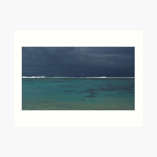 Between calm and storm Art Print