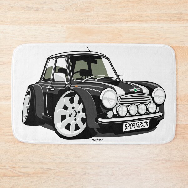 Item preview, Classic Mini Sportspack caricature black designed and sold by car2oonz.