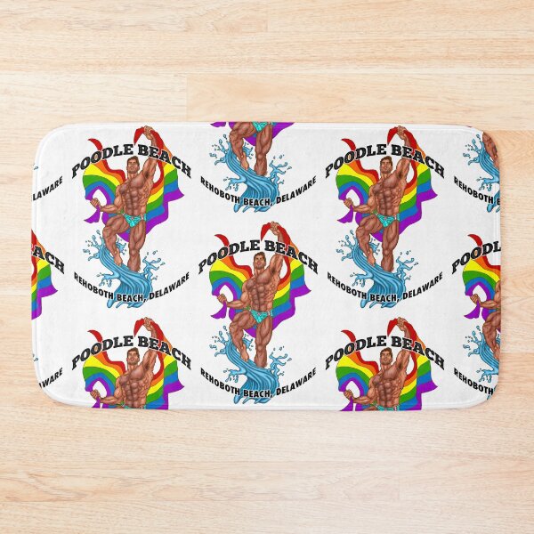 Item preview, Poodle Beach Rehoboth Beach Hunk Hairy designed and sold by AbbottDesigns.