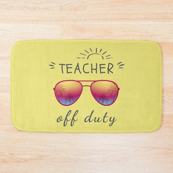 Item preview, Teacher Off Duty designed and sold by Cute and Funny Animal Art Designs.