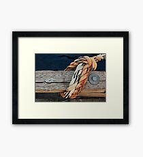 Stern Line Framed Print
