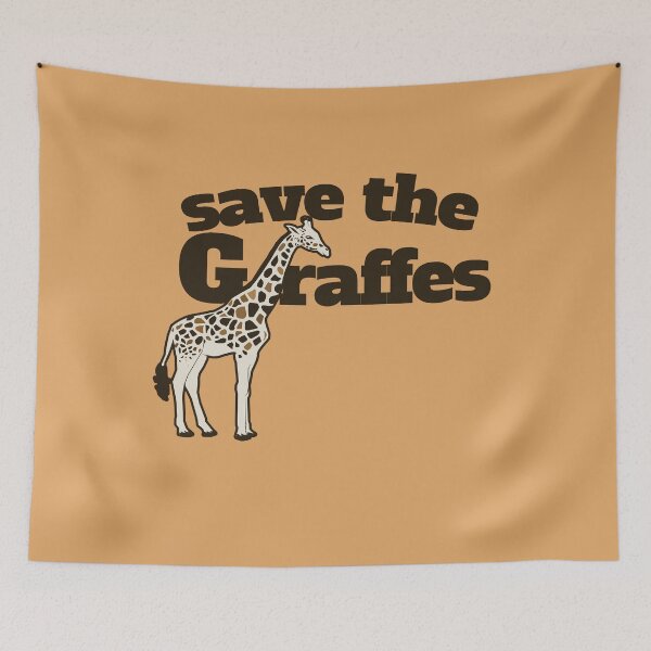 Item preview, Save the Giraffes designed and sold by FrictionMaxxing.