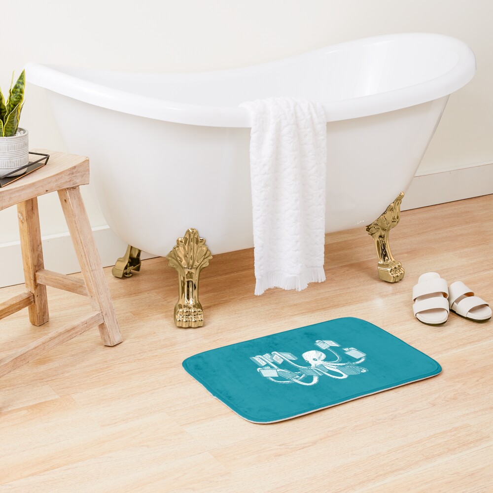Armed With Knowledge Bath Mat