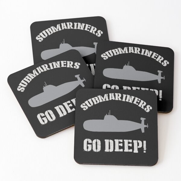 Item preview, Submariners Go Deep Submarine Navy designed and sold by funnytshirtemp.