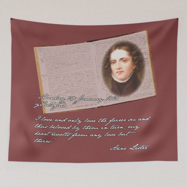 Aperçu de l'œuvre J'aime Anne Lister créée et vendue par Foxlindesigns.