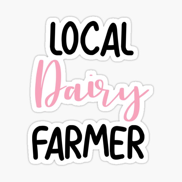 Item preview, Funny Local Dairy Farmer, Breastfeeding and Lactation print designed and sold by treasures83.