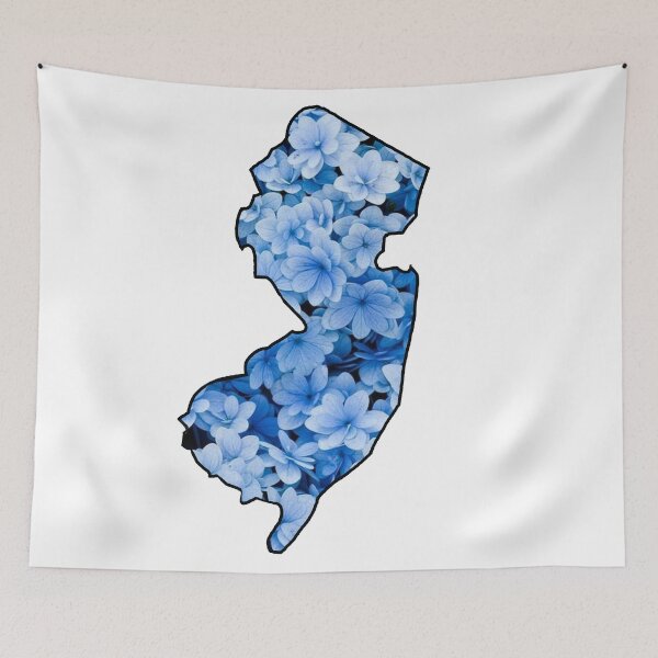 Item preview, Blue Flower New Jersey designed and sold by Skylyr VanDerveer.