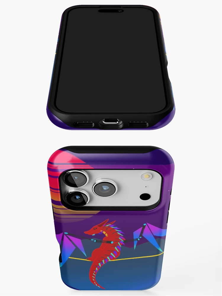Thumbnail 3 of 4, iPhone Case, Star-Raptor Sunset Tee designed and sold by Star-Raptor.