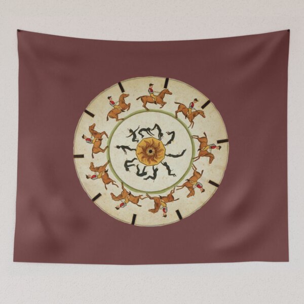 Item preview, Horses Ride Circles Around Acrobats designed and sold by VictorIos.
