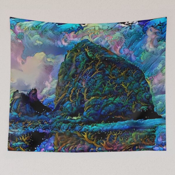 Item preview, Overgrown Dreams of Oregon - Haystack Rock designed and sold by Alyxandre.