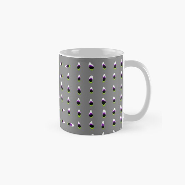 Optical illusion, #pattern, #abstract, #art, #design, shape, spiral, curve, decoration, futuristic, psychedelic Classic Mug
