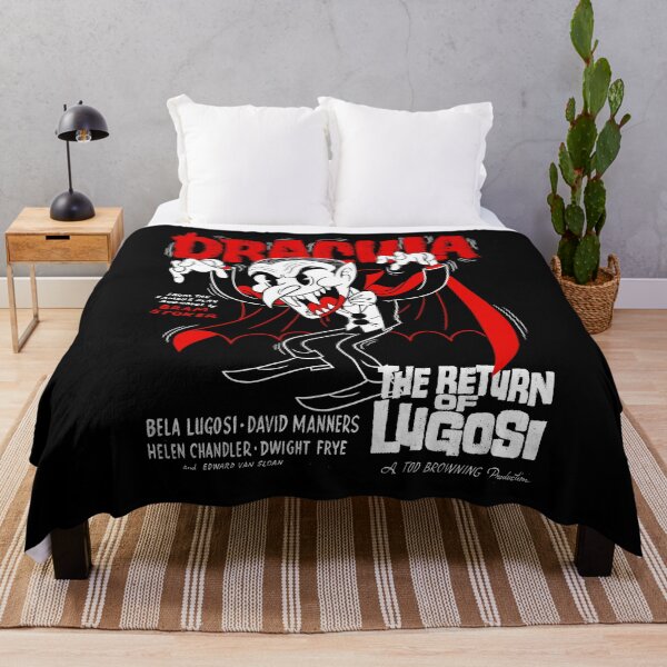 Artikelvorschau, Bram Stoker Dracula Rückkehr Lugosi altes Cartoon-Plakat entworfen und verkauft von AlteregoShop.