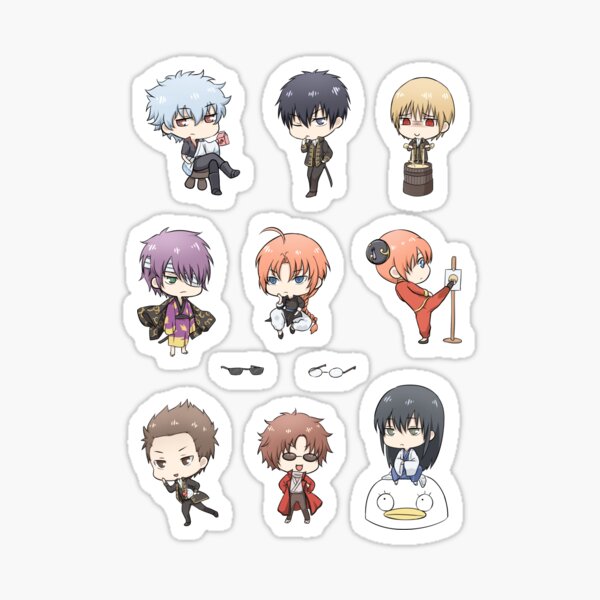 Gintama Chibi Set Sticker