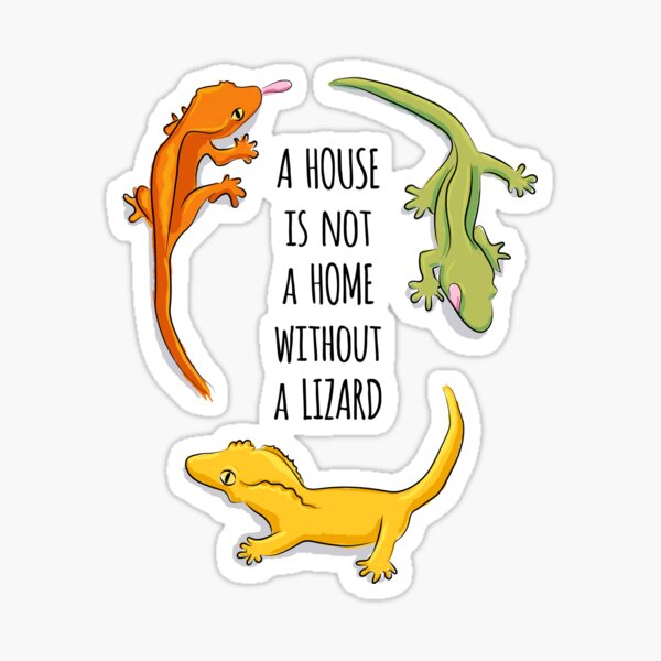 Item preview, Home is Where the Lizards Are designed and sold by LegbasCrossroad.