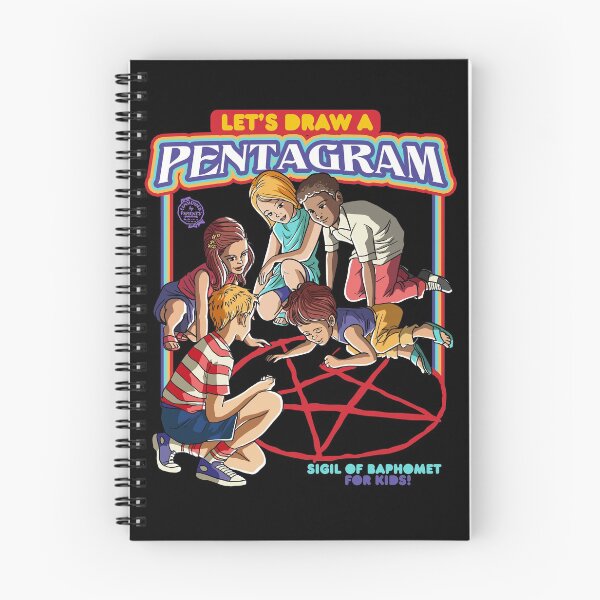 Item preview, Let's Draw a Satanic Pentagram Sigil of Baphomet for Kids designed and sold by AlteregoShop.