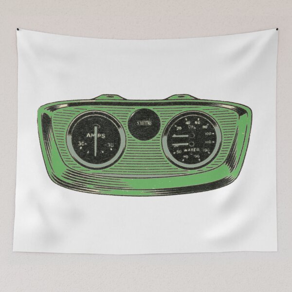 Item preview, The Mean Green Smiths Drivers Dashboard  designed and sold by taspaul.