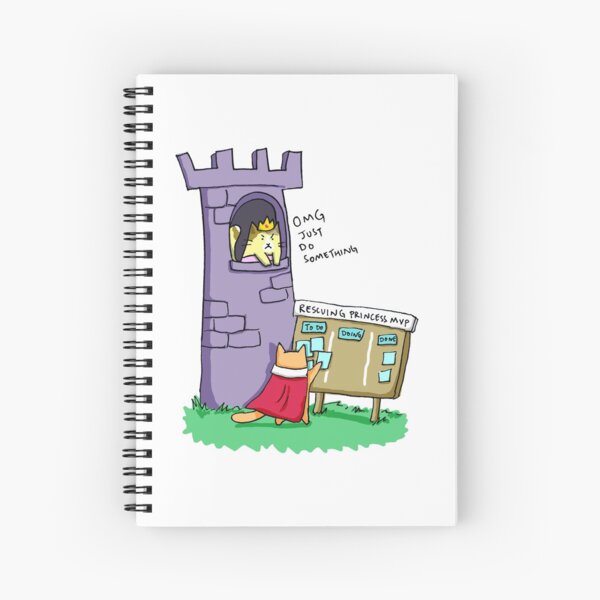Princess Rescue MVP Spiral Notebook