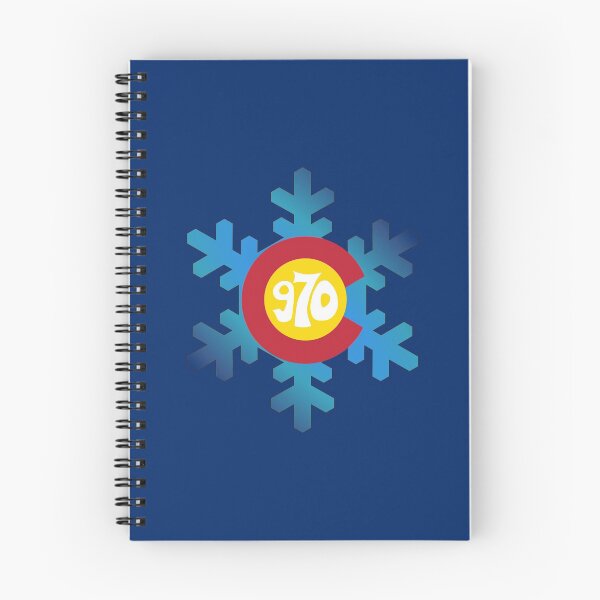 Item preview, Hand Drawn Colorado Flag Snowflake 970 Area Code designed and sold by itsrturn.