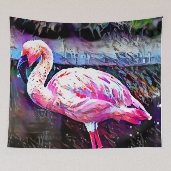 Item preview, The Solitary Flamingo designed and sold by Alyxandre.