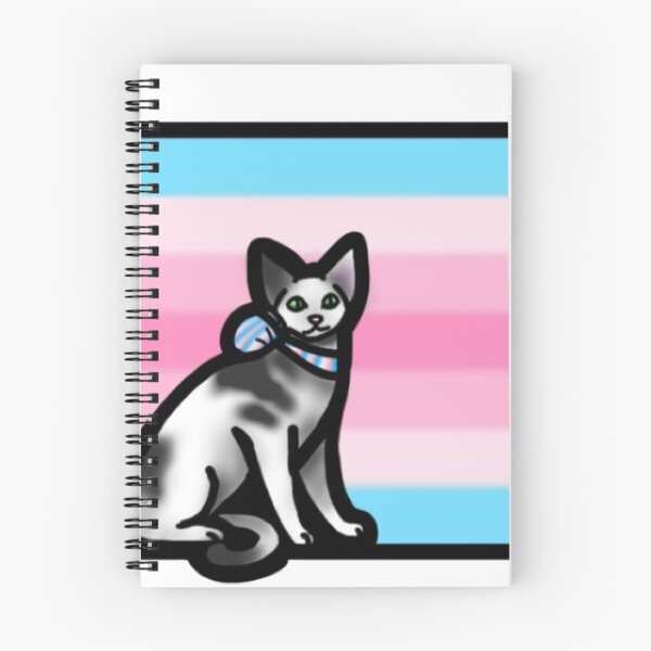 Item preview, Transfeminine Pride Kitty designed and sold by inkcoveredragon.