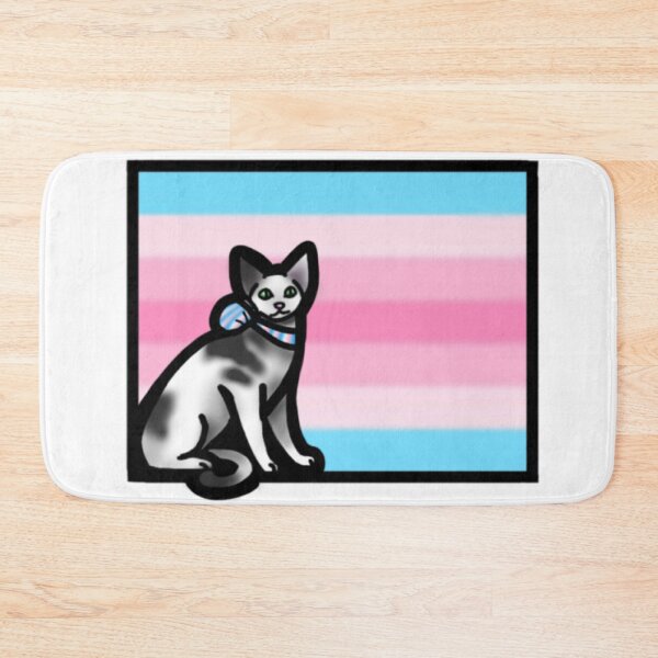 Item preview, Transfeminine Pride Kitty designed and sold by inkcoveredragon.