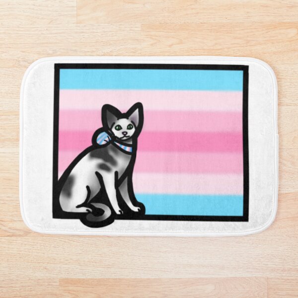 Item preview, Transfeminine Pride Kitty designed and sold by inkcoveredragon.