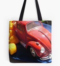 Baseball cap, Beetle & Cheezels Tote Bag