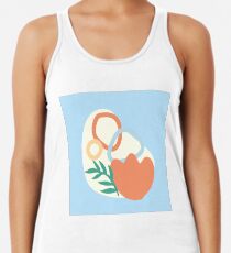 2 | 190617 | Tropical Abstract Graphic Design Racerback Tank Top
