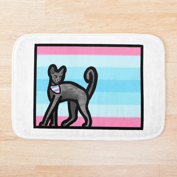 Item preview, Transmasculine Pride Kitty designed and sold by inkcoveredragon.