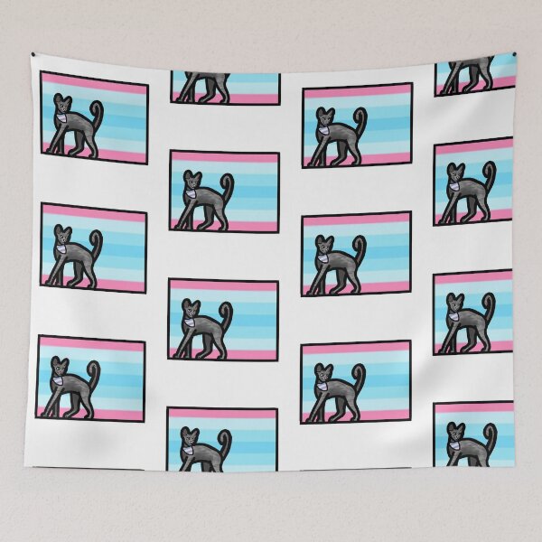 Item preview, Transmasculine Pride Kitty designed and sold by inkcoveredragon.