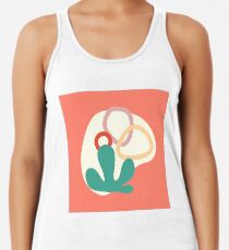 4 | 190617 | Tropical Abstract Graphic Design Racerback Tank Top
