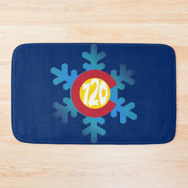 Item preview, Hand Drawn Colorado Flag Snowflake 720 Area Code designed and sold by itsrturn.