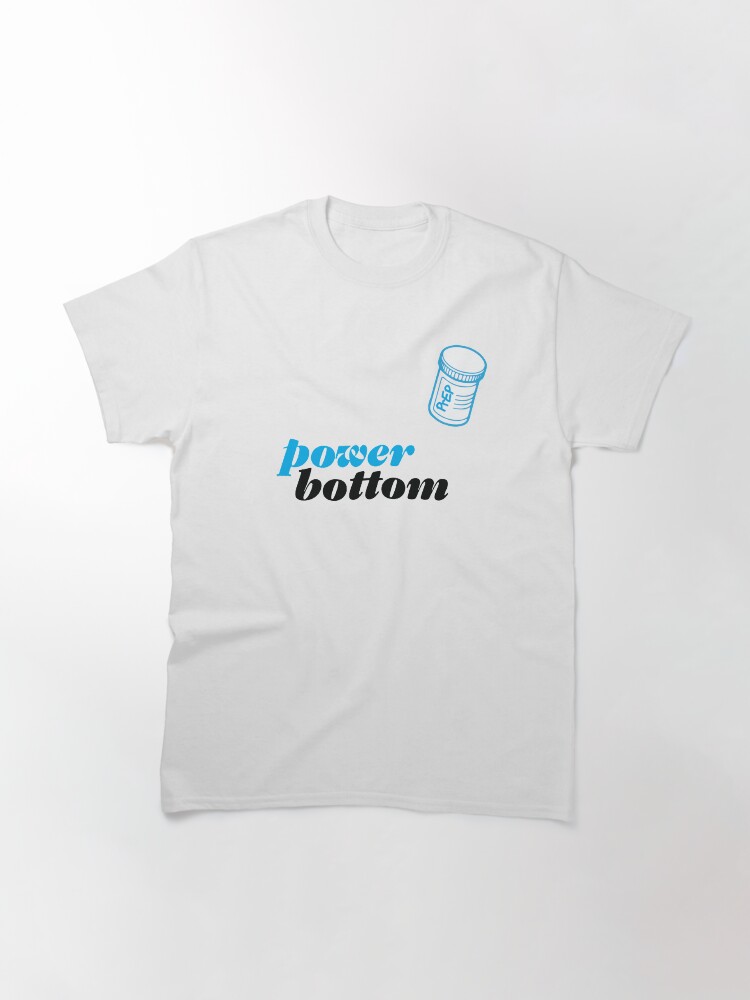 Thumbnail 3 of 7, Classic T-Shirt, Power Bottom designed and sold by pan-australia.