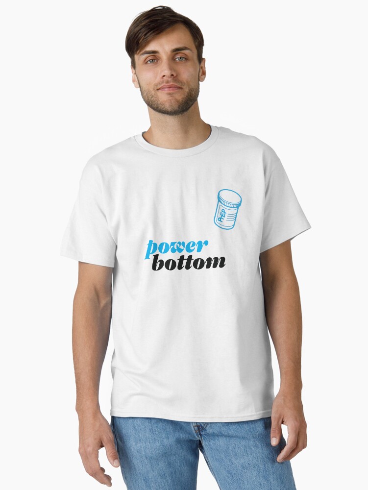 Thumbnail 2 of 7, Classic T-Shirt, Power Bottom designed and sold by pan-australia.