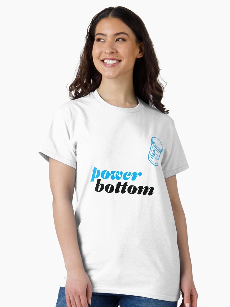 Thumbnail 1 of 7, Classic T-Shirt, Power Bottom designed and sold by pan-australia.